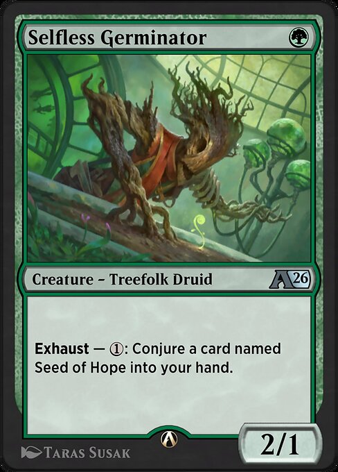 Selfless Germinator — Front