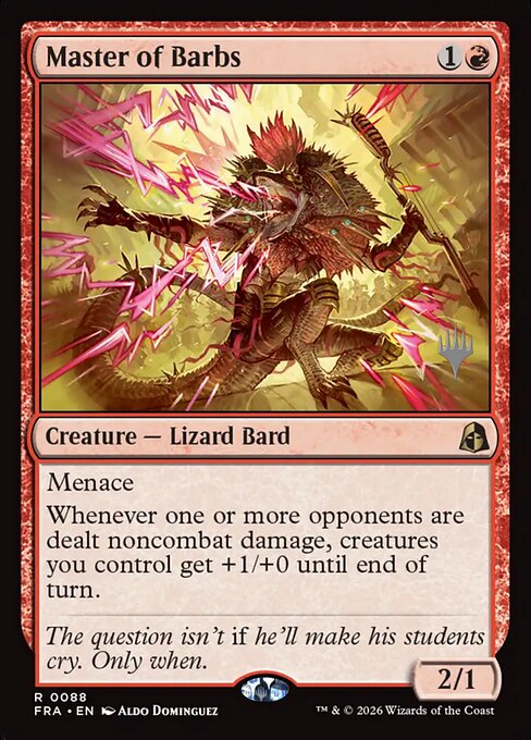 Master of Barbs — Front