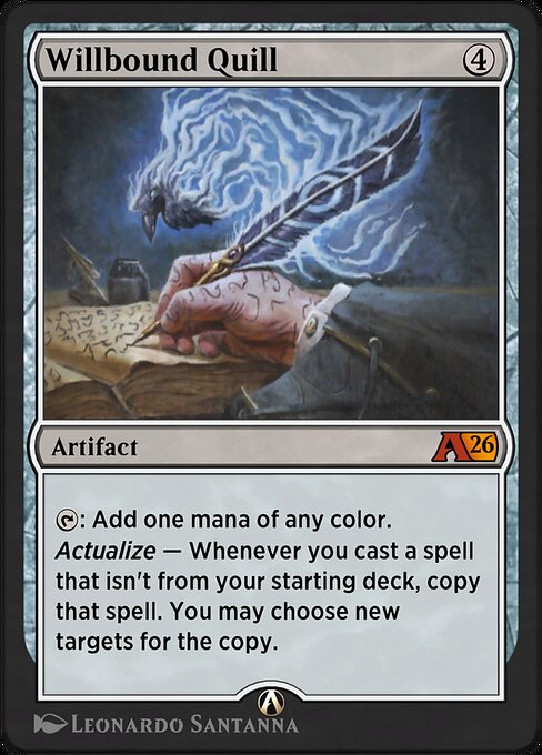 Willbound Quill — Front