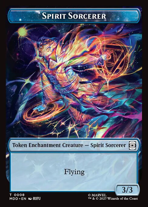 Spirit Sorcerer Token — Front