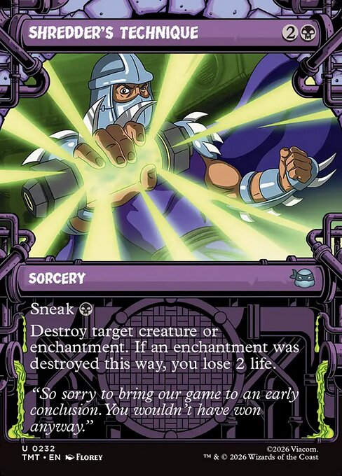 Shredder's Technique
