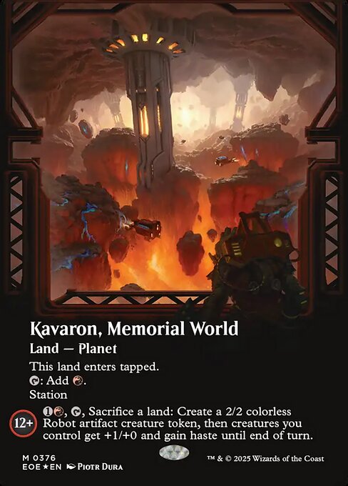 Kavaron, Memorial World