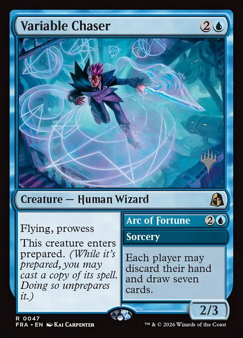 Variable Chaser // Arc of Fortune — Front