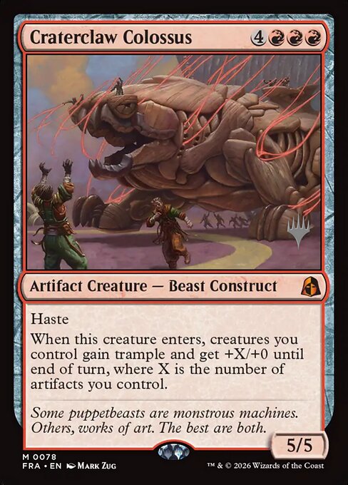 Craterclaw Colossus — Front