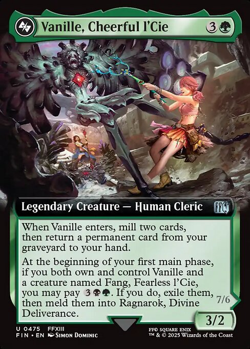 Vanille, Cheerful l'Cie // Ragnarok, Divine Deliverance