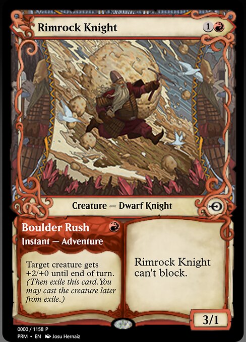 Rimrock Knight // Boulder Rush