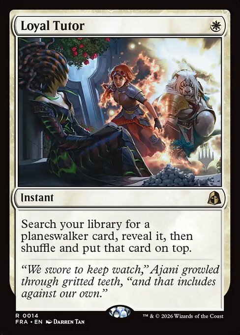 Loyal Tutor — Front