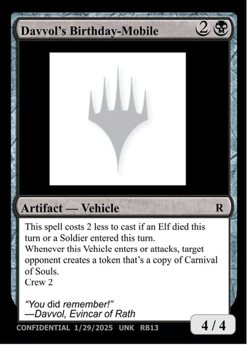 Davvol's Birthdaymobile