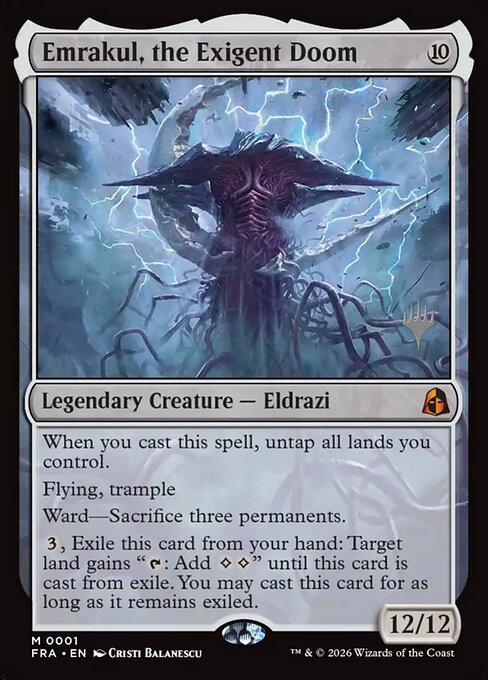Emrakul, the Exigent Doom — Front