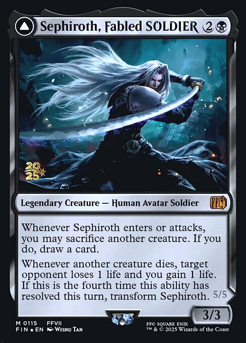 Sephiroth, Fabled SOLDIER // Sephiroth, One-Winged Angel