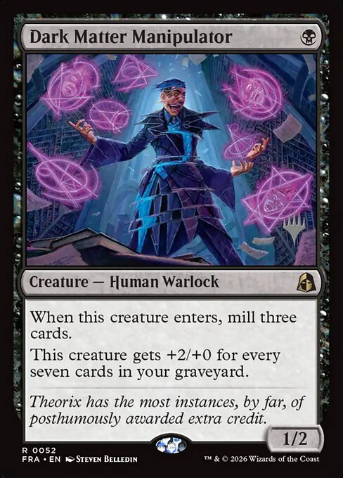 Dark Matter Manipulator — Front