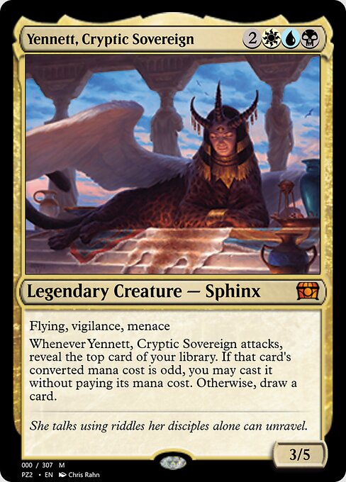 Yennett, Cryptic Sovereign
