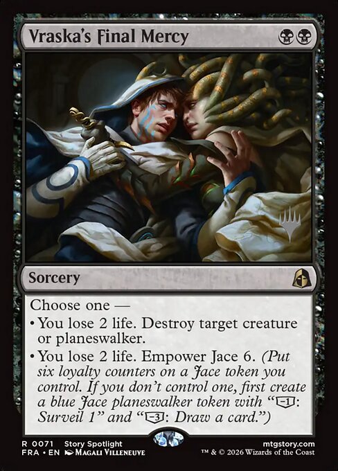 Vraska's Final Mercy — Front