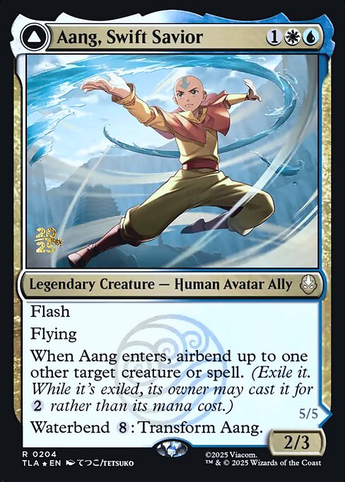 Aang, Swift Savior // Aang and La, Ocean's Fury
