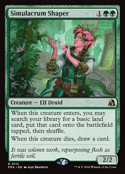 Simulacrum Shaper — Front