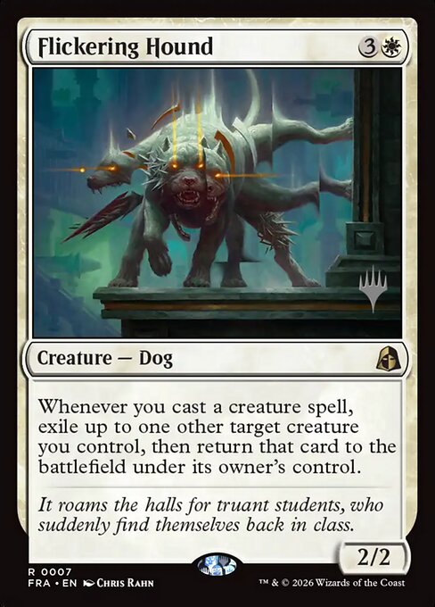 Flickering Hound — Front