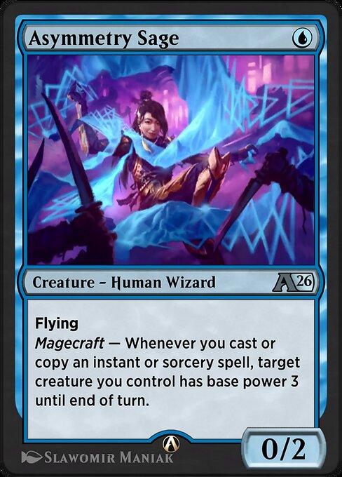 Asymmetry Sage — Front