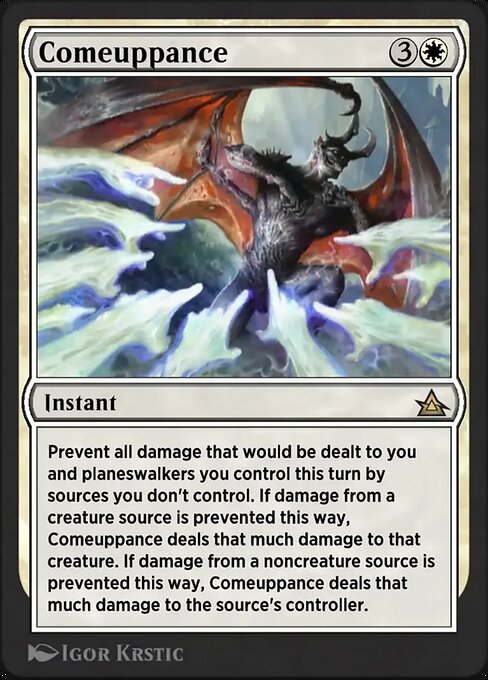 Comeuppance