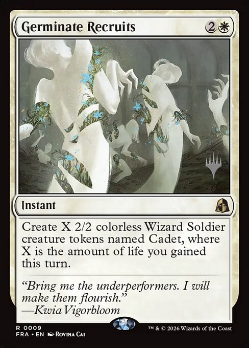 Germinate Recruits — Front