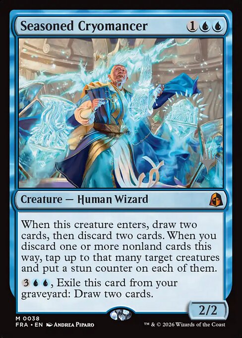 Seasoned Cryomancer — Front