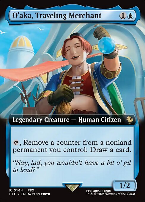 O'aka, Traveling Merchant