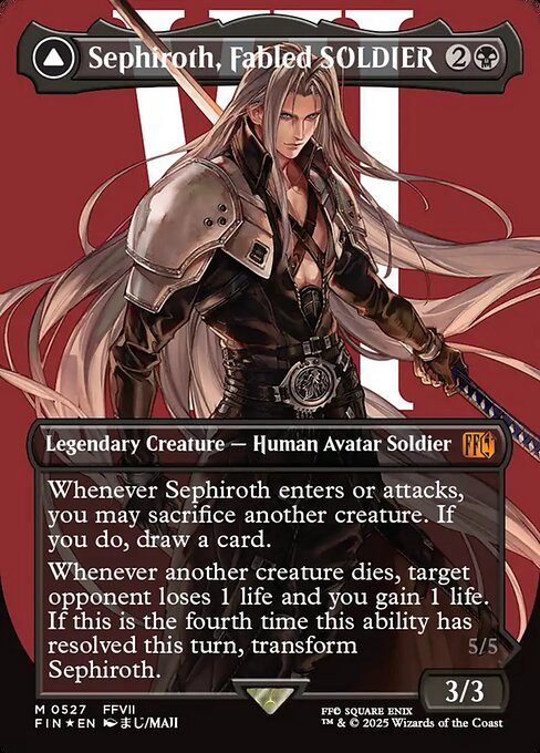 Sephiroth, Fabled SOLDIER // Sephiroth, One-Winged Angel