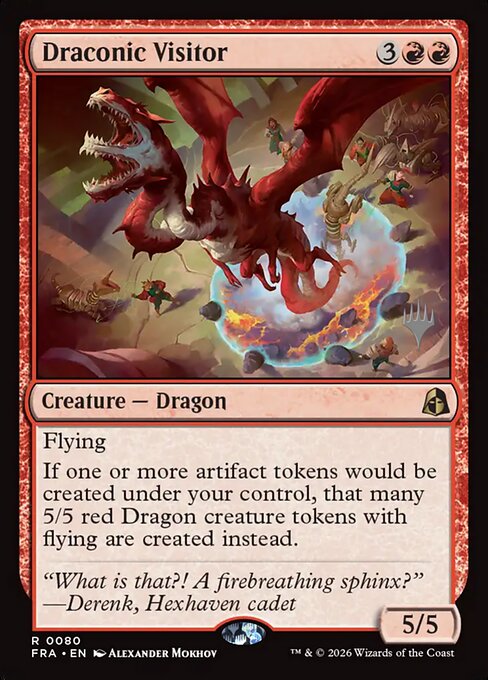 Draconic Visitor — Front