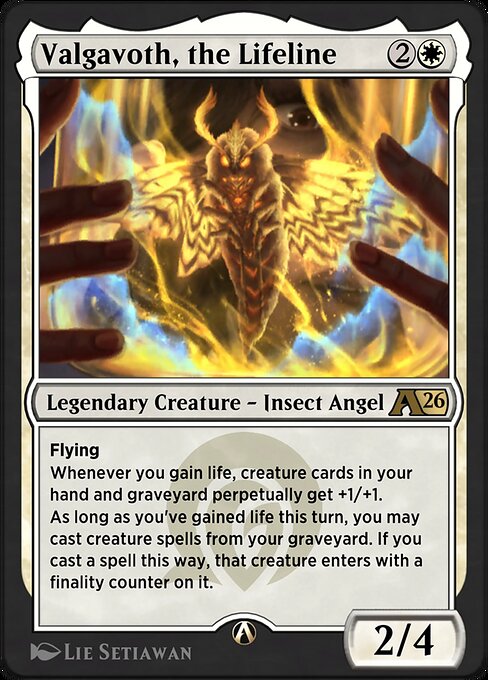 Valgavoth, the Lifeline — Front