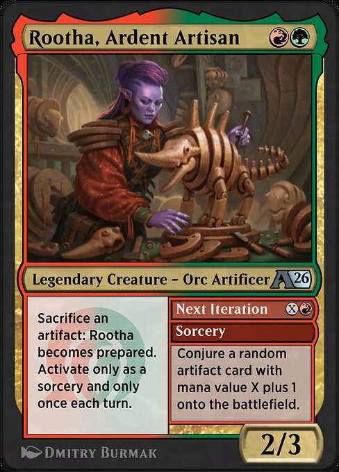 Rootha, Ardent Artisan // Next Iteration — Front