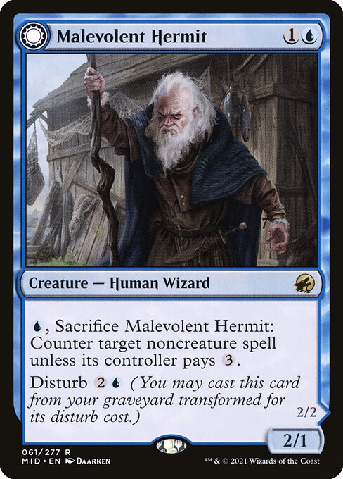 Malevolent Hermit // Benevolent Geist
