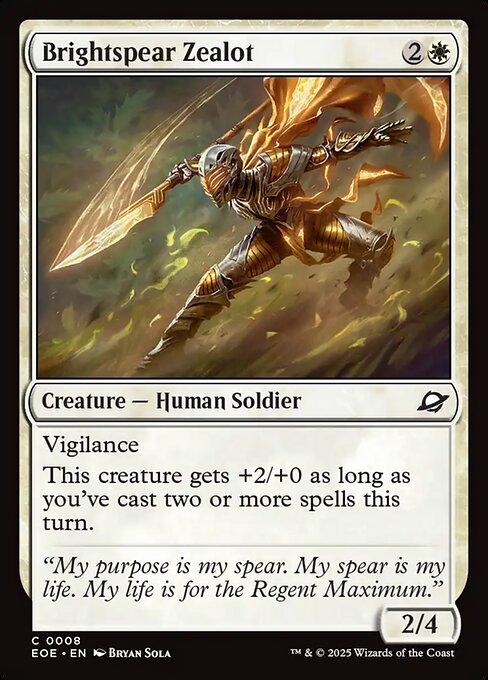 Brightspear Zealot