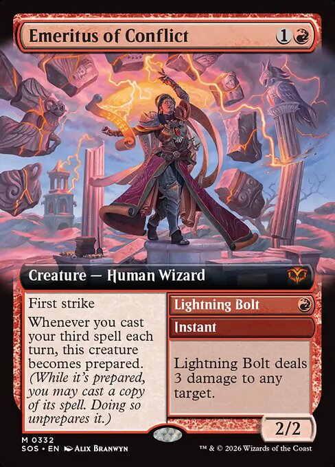 Emeritus of Conflict // Lightning Bolt