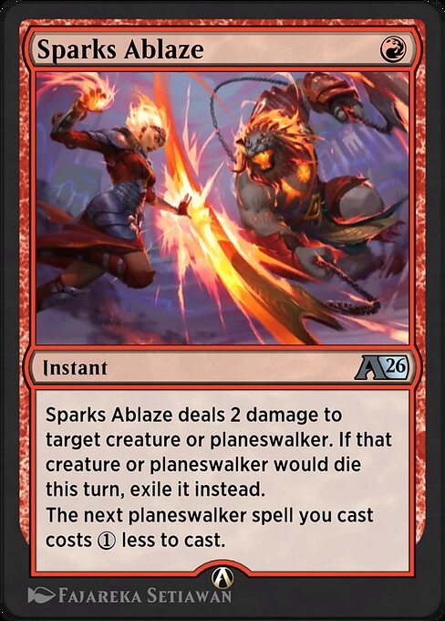 Sparks Ablaze — Front